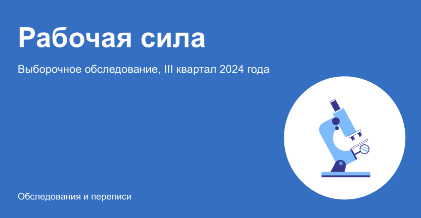 Рабочая сила в III квартале 2024 года